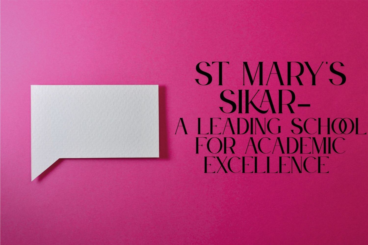 Matrix High School: Leading School in Sikar